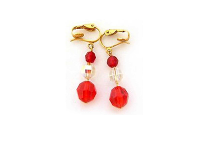 Lever Back Beaded Fashion Earrings